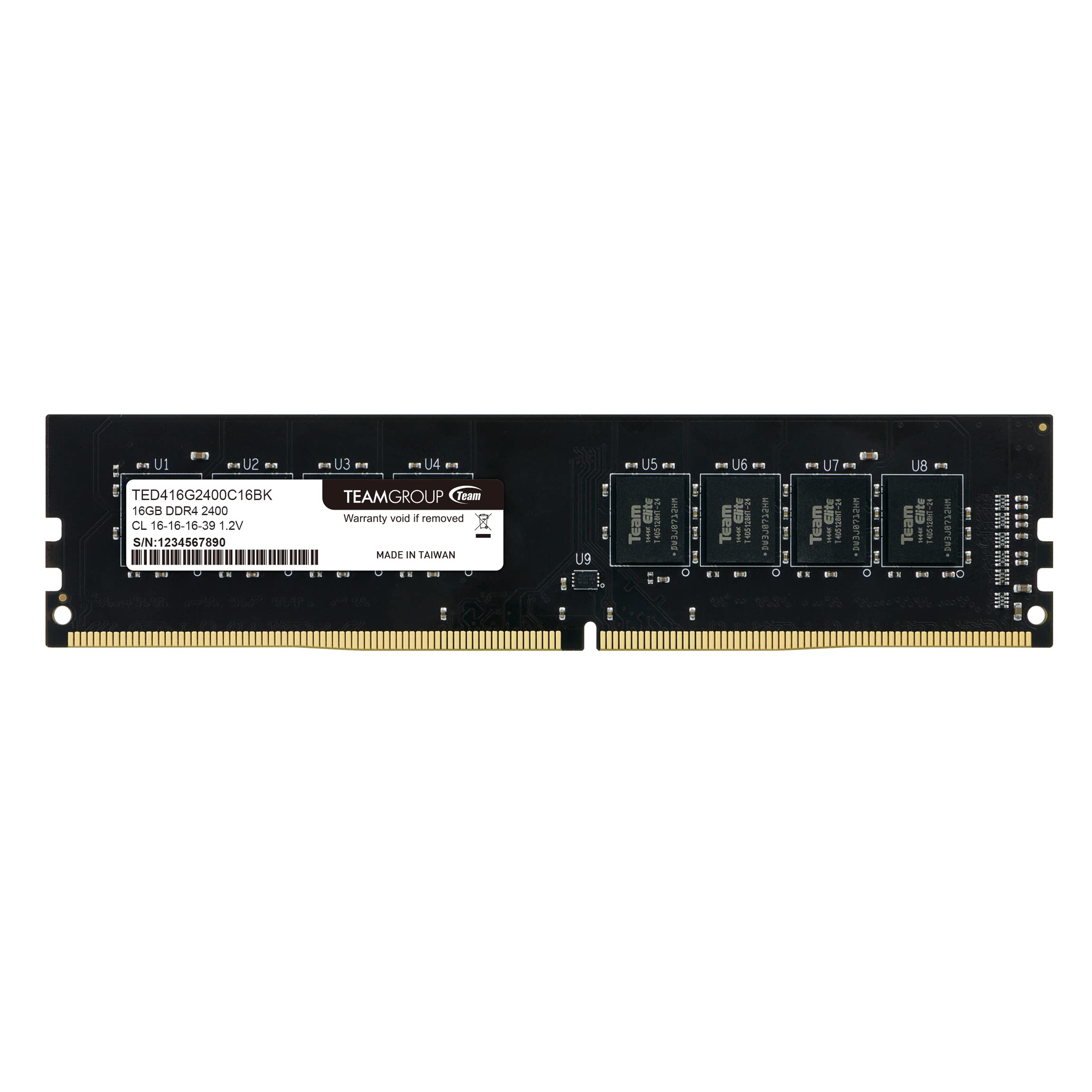 Ram Ted416g2400c16bk DDR4 2400Mhz 16GB PCメモリ3枚48GB